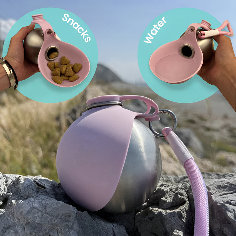 ✨47% OFF🐕The 2-in-1 Dog Water Bottle & Bowl