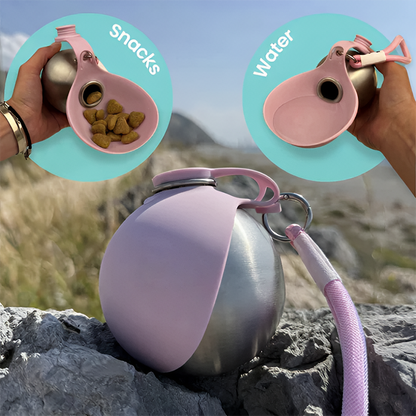 ✨47% OFF🐕The 2-in-1 Dog Water Bottle & Bowl