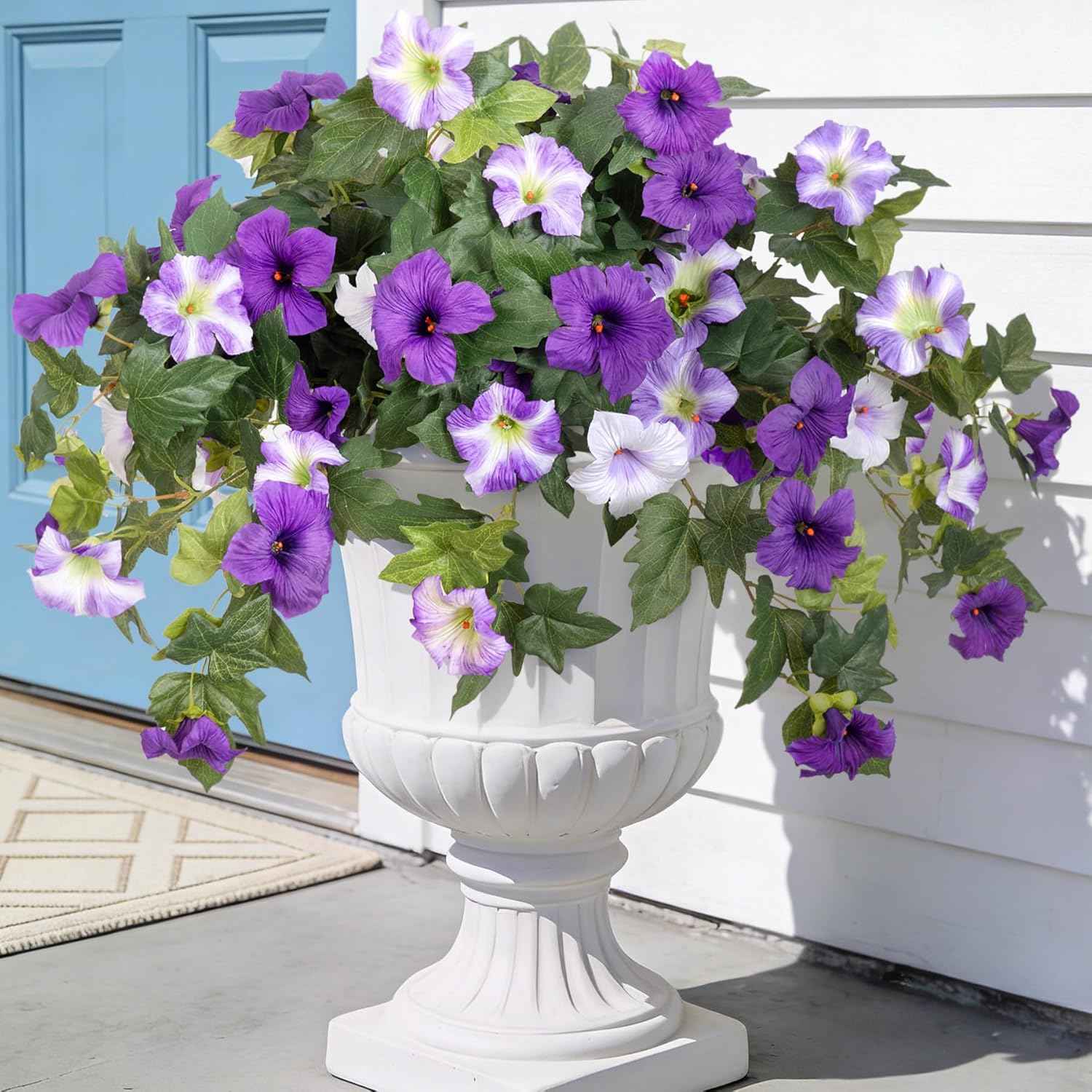 🌺🌷Artificial Fake Petunia Flowersfor Outdoor Decoration ✨(2Pcs)