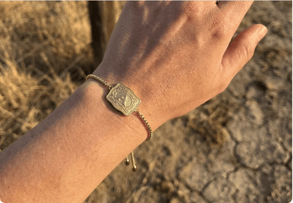 🔥Last day 48% off western style adjustable initial country bracelet