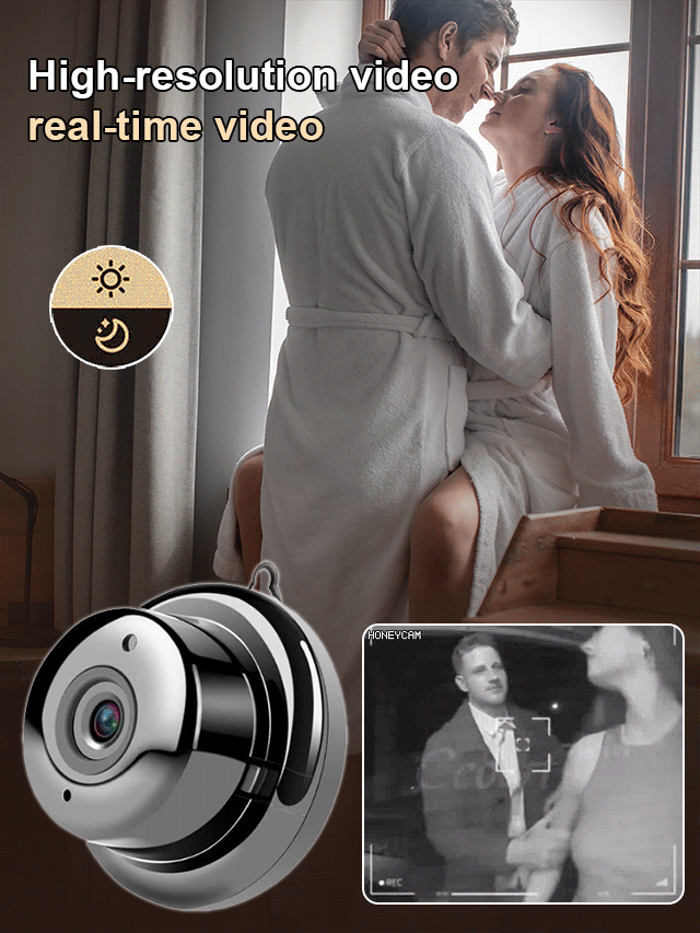 【Hidden camera HD night vision】No WIFI or electricity required💯Tiny and installs in 1 second ⚠️Remote real-time viewing