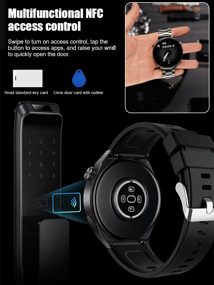 ✨Direct from factory🔥Smart touch screen watch, 24-hour health monitoring, battery life up to 10 days