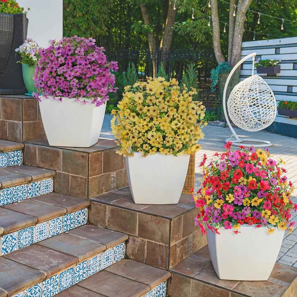 💐Never Fade Beauty!🪷 🔥UV & Waterproof Artificial Flower Decor ✅