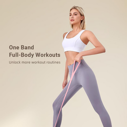 🔥Hot Sale 55% OFF🔥| 💪Figure 8 Resistance Bands – Silicone Exercise Bands for Women🧘‍♀️
