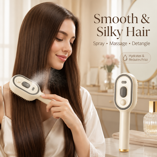 🔥🔥🔥 Risk-Free 30-Day Guargntee! 🔥Electric Spray Air Cushion Massage Comb