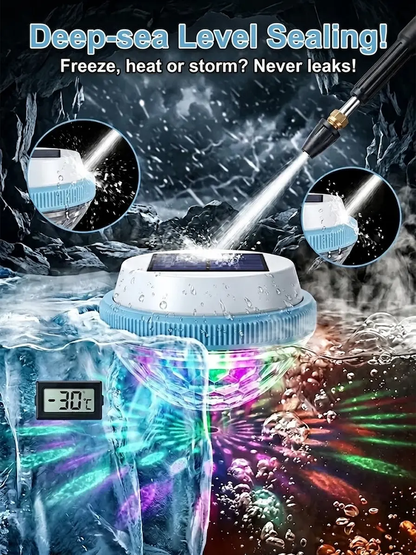 【0 Electricity Cost Aurora Pool】Solar Floating Light