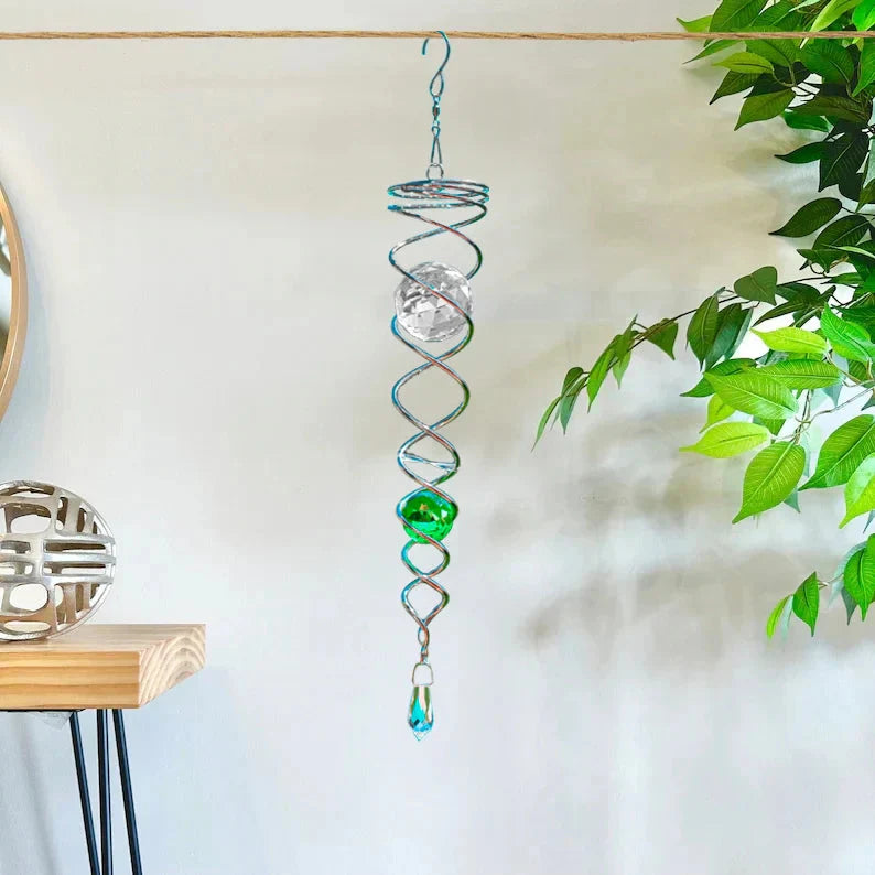 🔥 Last Day Sale Price |✨ Sacred Journey Spiral Crystal (12 inches Length)