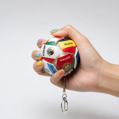 🔥LAST DAY 50% OFF💖⚽ Mini Flag Football Fidget Keychain|Pocket Stress Relief Pendant