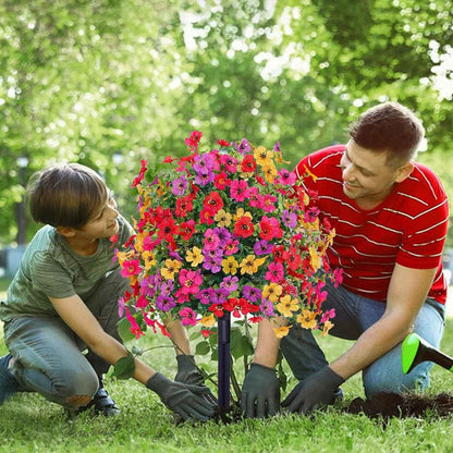 💐Never Fade Beauty!🪷 🔥UV & Waterproof Artificial Flower Decor ✅
