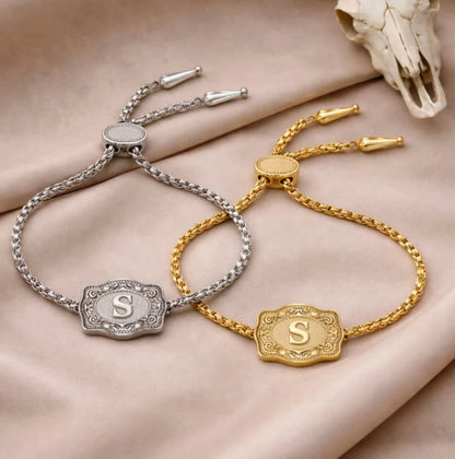 🔥Last day 48% off western style adjustable initial country bracelet