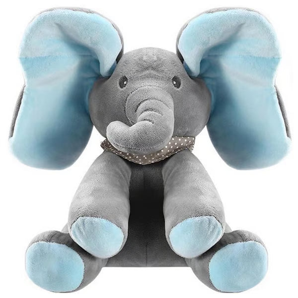 Interactive Peek-A-Boo Elephant Plush – Sings & Flaps Its Ears
