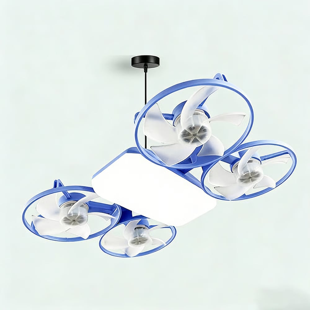 🔥50% Off |💡Drone-Inspired LED Ceiling Fan Light