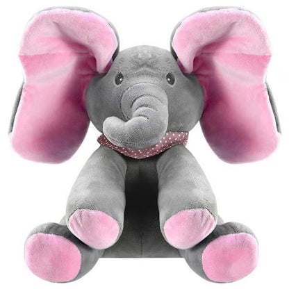 Interactive Peek-A-Boo Elephant Plush – Sings & Flaps Its Ears