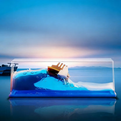 🎅Christmas Sales🎉Floating Liquid Ship Ornament