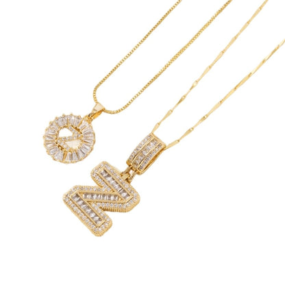 2 Pack Initial Letter Pendant Necklaces-Best Gift for Your Mom💝