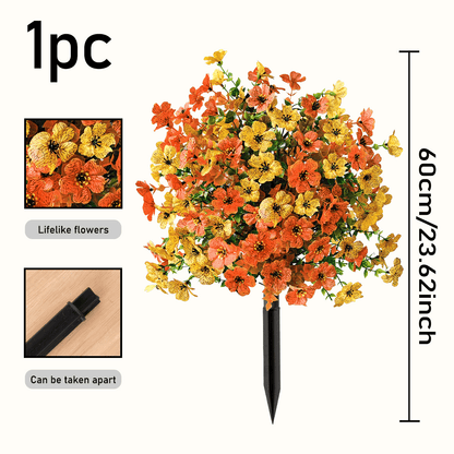 💐Never Fade Beauty!🪷 🔥UV & Waterproof Artificial Flower Decor ✅