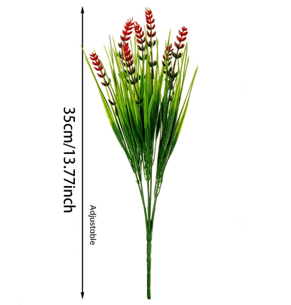 🪻Flash Sale-50% Off🔥Lavender Artificial Flowers,UV Resistant Outdoor Fake Plants(1 Bundle length 13.8inches)