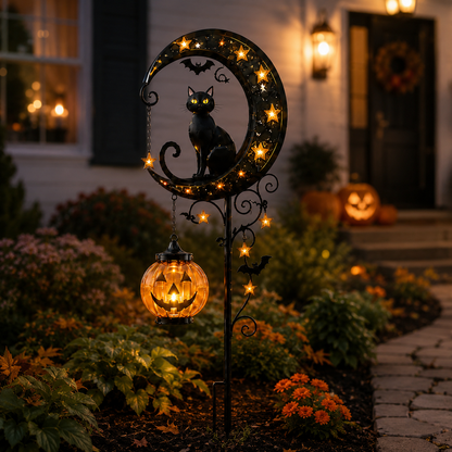 🔥50% OFF TODAY🔥 Solar Halloween Garden Stake Light 🎃👻 Spooky Outdoor Yard Decor for Garden, Porch & Pathway
