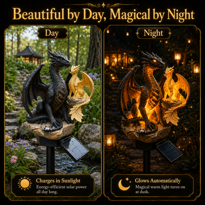 🔥50% OFF Today | Solar Dragon Garden Lights – Magical Fantasy Yard Decor