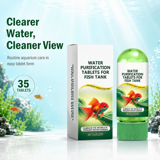 Crystal Clear Aquarium Water Purification Tablets