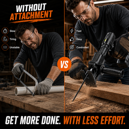🪚 Electric Drill to Reciprocating Saw Conversion Attachment