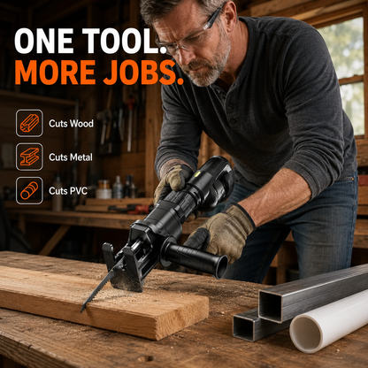 🪚 Electric Drill to Reciprocating Saw Conversion Attachment
