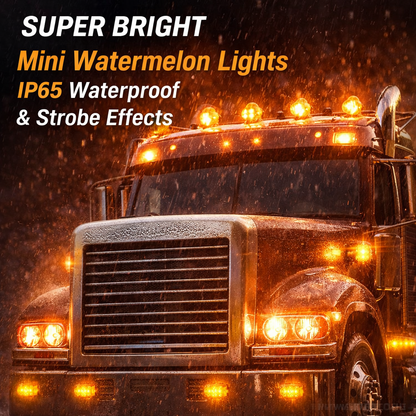 💖🎁2026 Mother's Day Gifts 50% Off--🎁3/4 Inch LED Amber Watermelon Side Marker Light