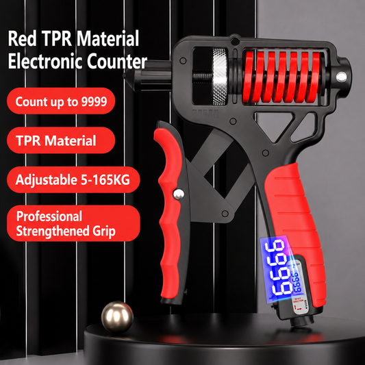 Adjustable Hand Grip Strengthener with Counter
