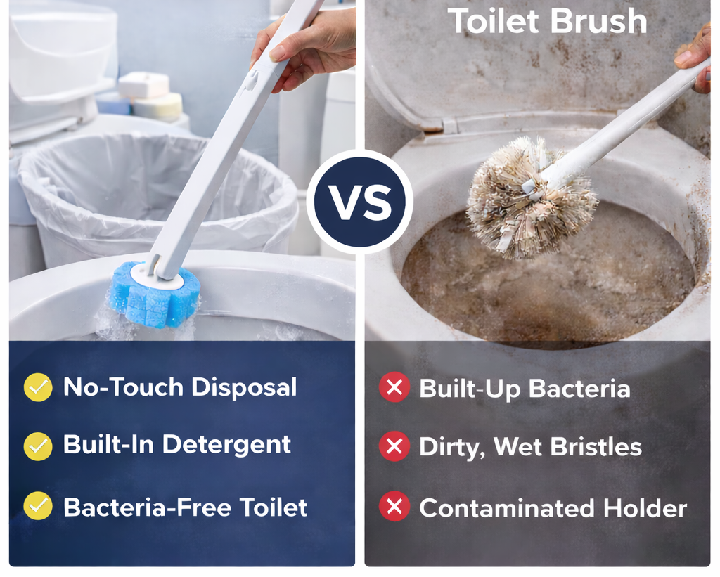 🔥Limited 50% OFF| Disposable toilet brush with refills💩🚽