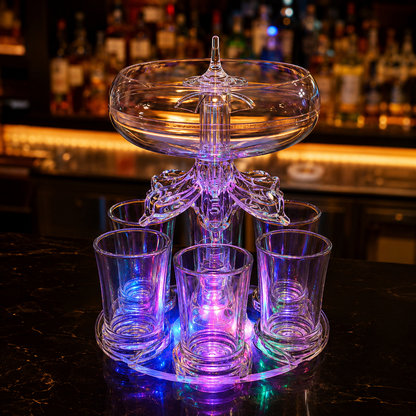 🔥40% OFF Today! 6-Shot Party Beverage Dispenser with Glasses
