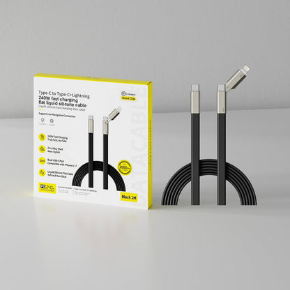 🔥Hot Sale 50% OFF⚡Invisible stand charging cable🔆 | Official Authorized | MFi-Certified Cables🔥