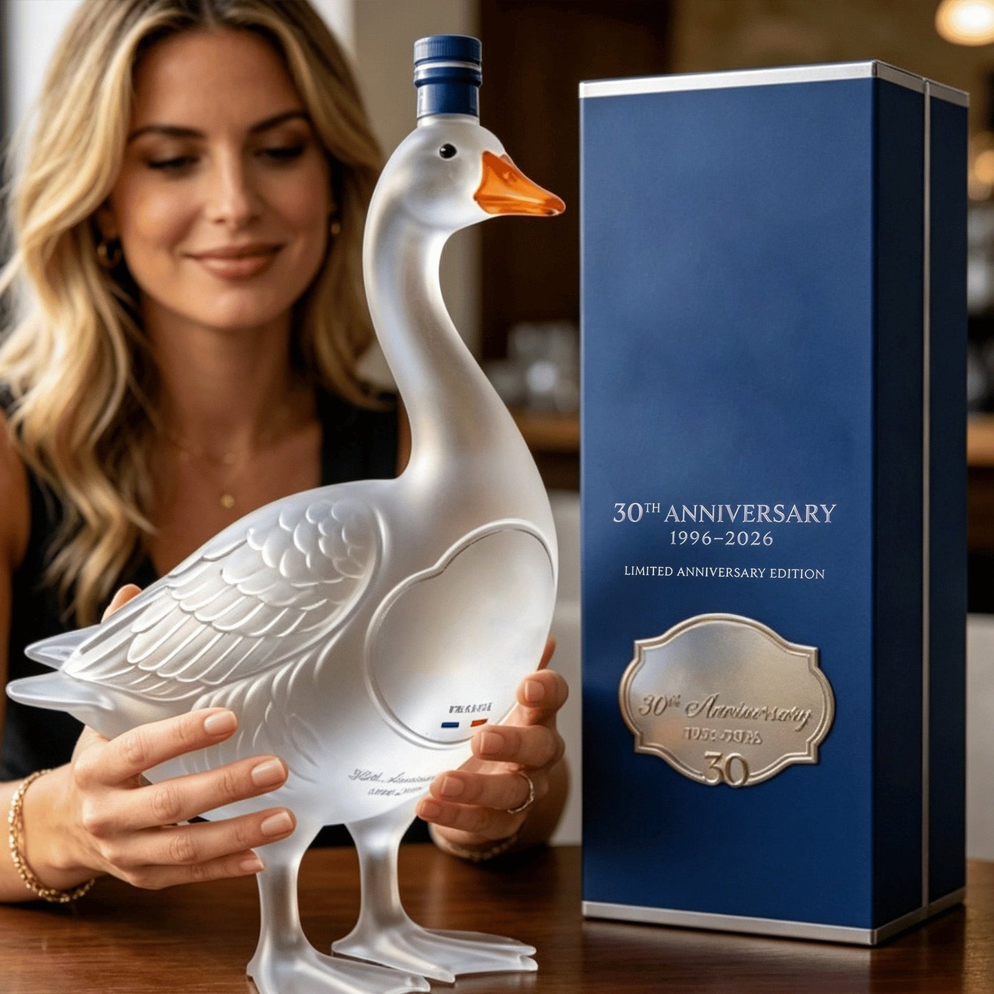 🪿Grey Goose 30th Anniversary 3D Sculpted Vodka Bottle