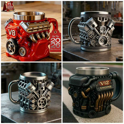 ⚡✨Ultimate V8 Engine Gift Mug & A Gearhead's Dream