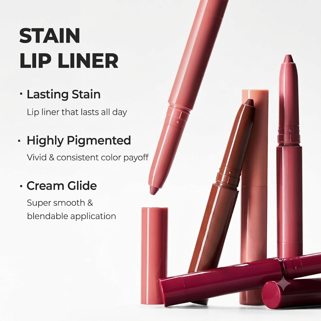 Easy Glide Lip Liner — Creamy, Blendable Color with Smooth Application, Summervibes