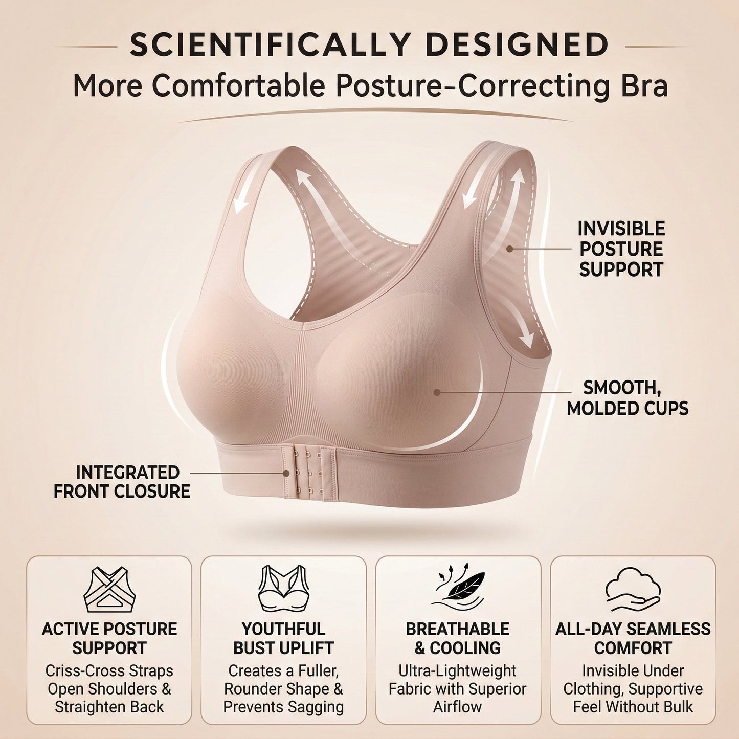 🔥Hot Sale 55% off🤩Wireless Posture-Correcting Bra