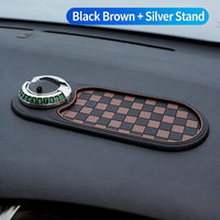 Black Brown +silver stand