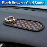 Black Brown +gold stand