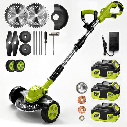 🌱✨ Zeitlich begrenzter Rabatt von 50 % ✨ 3-in-1 Akku-Rasenmäher | Leistungsstarker Rasentrimmer & Kantenschneider für kleine bis mittelgroße Gärten