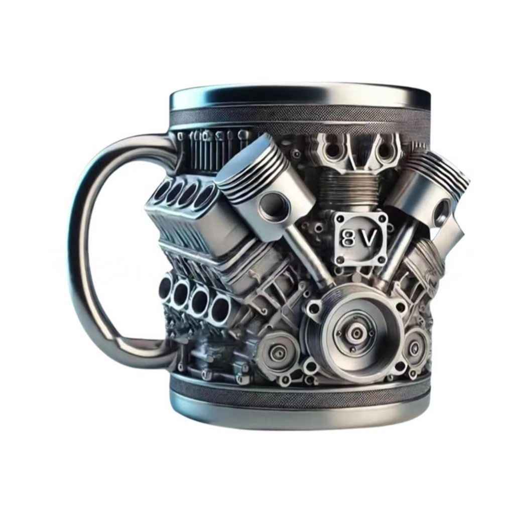 ⚡✨Ultimate V8 Engine Gift Mug & A Gearhead's Dream
