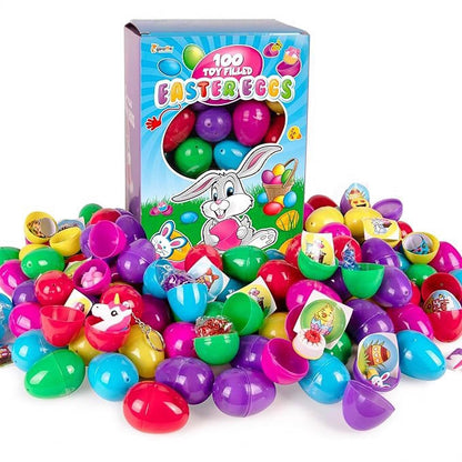 2026 Cross-Border New Easter Toy Set For Children Diy Bunny Car Easter Egg Easter Gashapon Gift