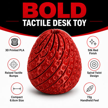 🔥Last Day 55% OFF 🍓3D Printed Twisty Strawberry Fidget Toy