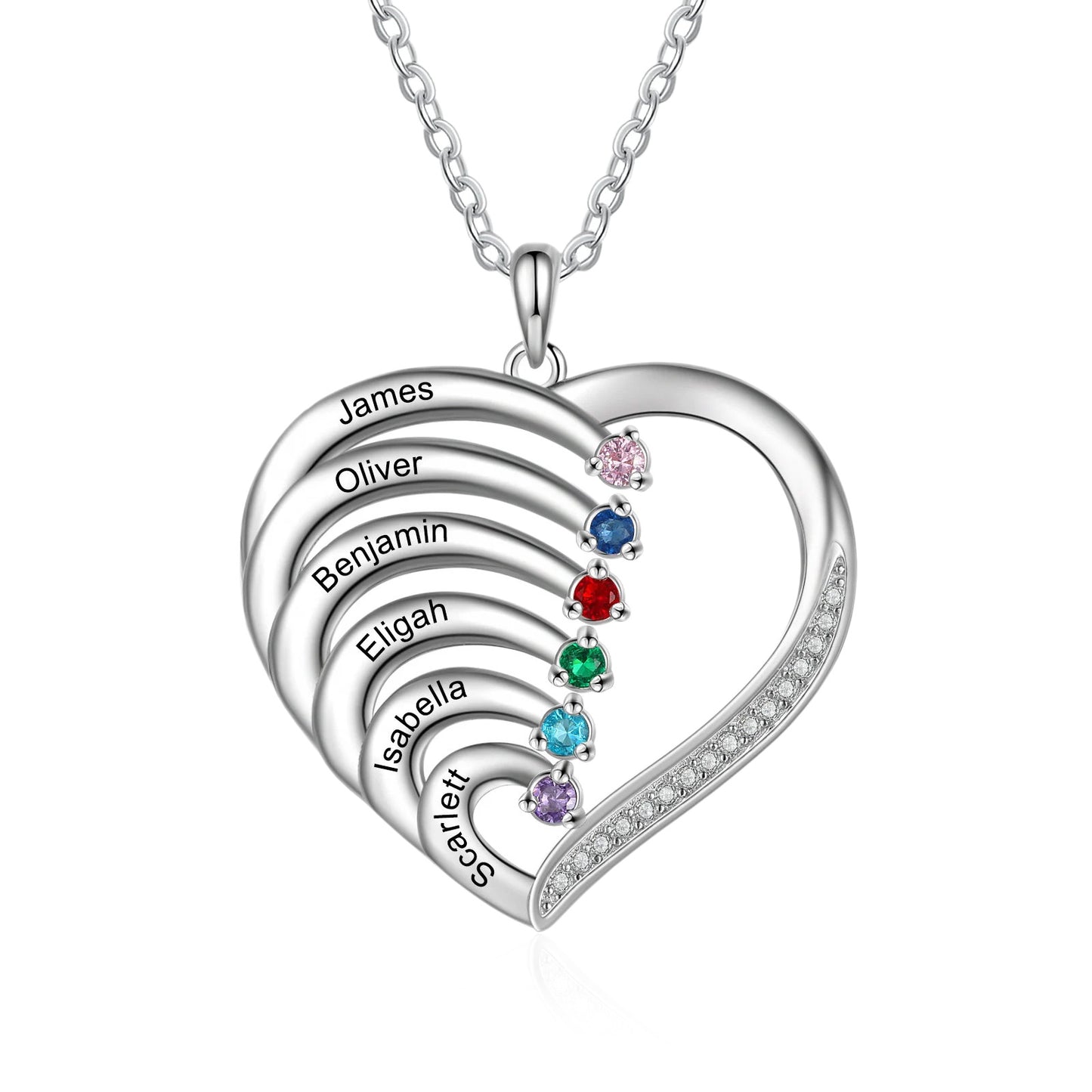 Personalized Mother's Day Necklace with Birthstone Jewelry🎁