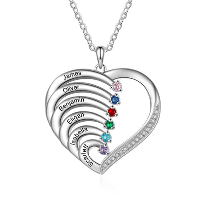 Personalized Mother's Day Necklace with Birthstone Jewelry🎁