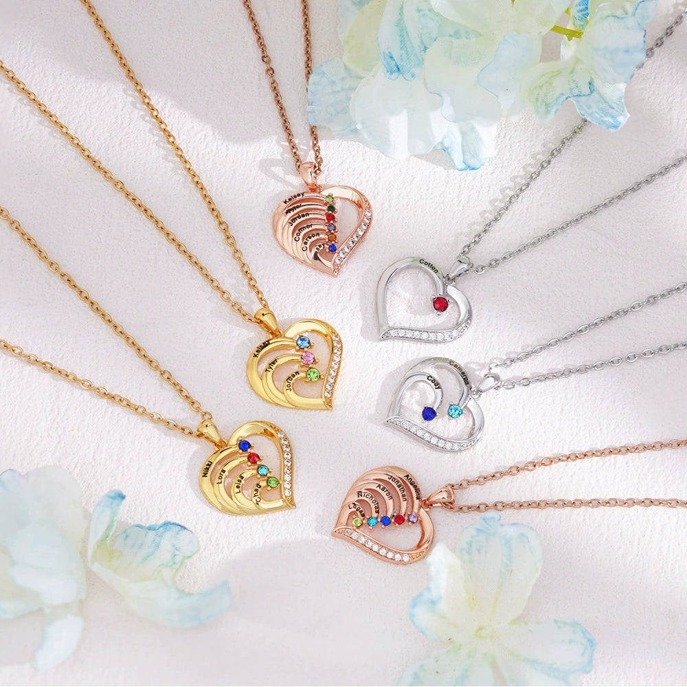 Personalized Mother's Day Necklace with Birthstone Jewelry🎁