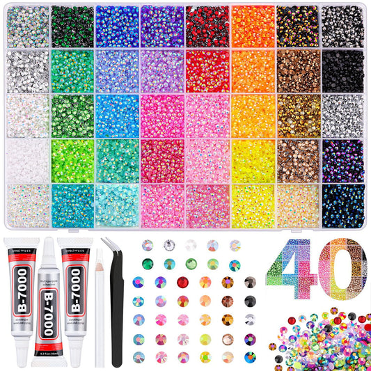 🤩Save 50% Off 💅DIY Nail Flatback Rhinestones🌈