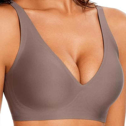 🔥Black Friday Sales🔥Seamless Deep V Push-Up Wireless Bra