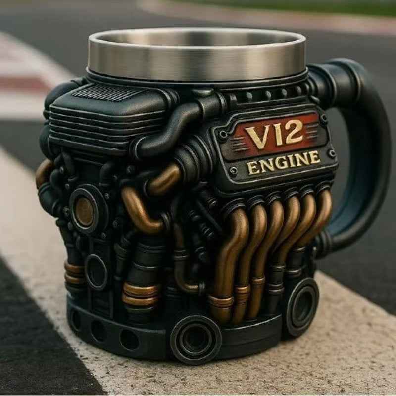 ⚡✨Ultimate V8 Engine Gift Mug & A Gearhead's Dream