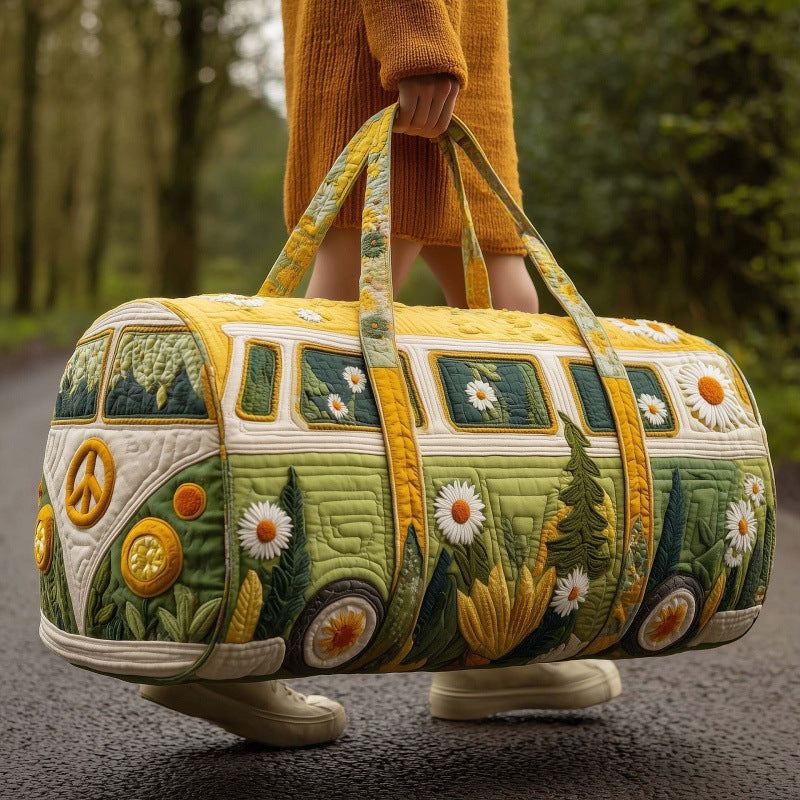 Hippie Journey Quilted Duffle Bag GFTOTP10823