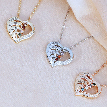 Personalized Mother's Day Necklace with Birthstone Jewelry🎁