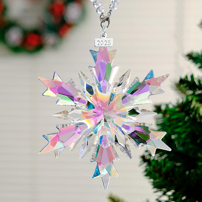 🎅2025 Most Popular Christmas Gift 🎉Crystal Snowflake Suncatcher Christmas Ornament